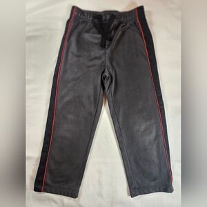Wonder Kids Boys Gray With Black And Red Stripe Athletic Pants Size 3T